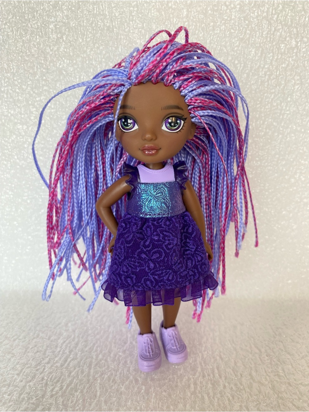 MGA Entertainment Rainbow High Littles Indigo Bailey Doll 5.5" Tall Toy